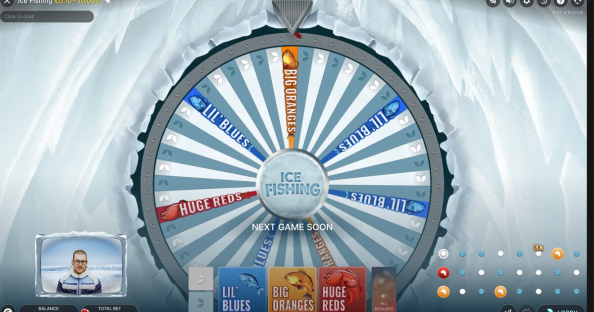 play ice fishing casino game